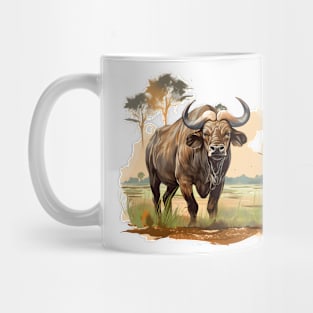 African buffallo Mug